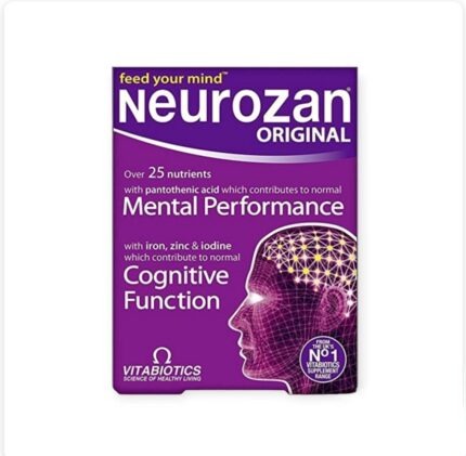 Vitabiotics Neurozan Original Mental Performance Cognitive Function 30 Tablets أقراص نيوروزان لدعم الوظيفة المعرفية و صحة الدماغ