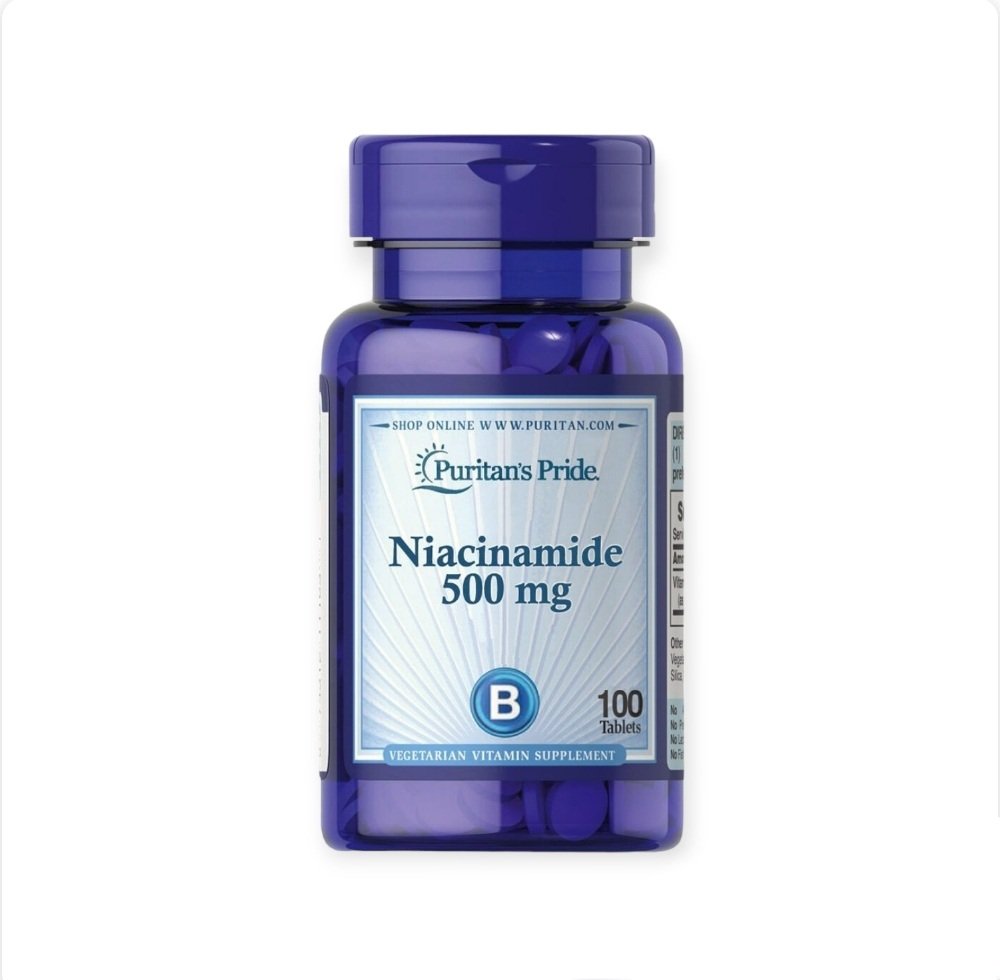 Puritan's Pride Niacinamide 500 mg 100 TABS مكمل غذائي لعلاج نقص فيتامين B3074312107306 Puritan's Pride Niacinamide 500 mg 100 TABS مكمل غذائي لعلاج نقص فيتامين B3074312107306
