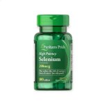 Puritan's Pride Selenium 200 mcg 100 Tablets مضاد اكسدة لتدعيم جهاز المناعة