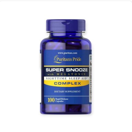Puritan's Pride Super Snooze With Melatonin Vitamin 100 Capsule