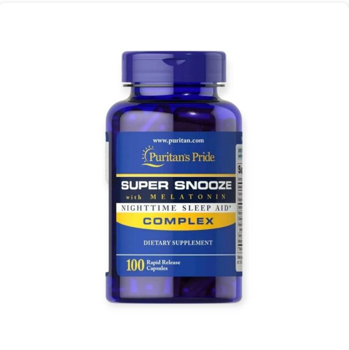 Puritan's Pride Super Snooze With Melatonin Vitamin 100 Capsule