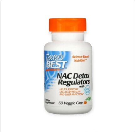 Doctor's Best NAC Detox Regulators 60 veg caps. للتخلص من السموم