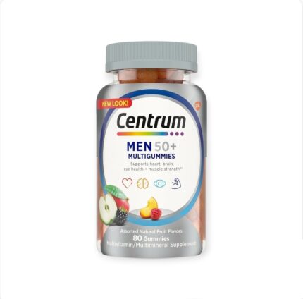 Centrum MultiGummies Men +50 plus 80 Gummies فيتامينات متعددة للرجال