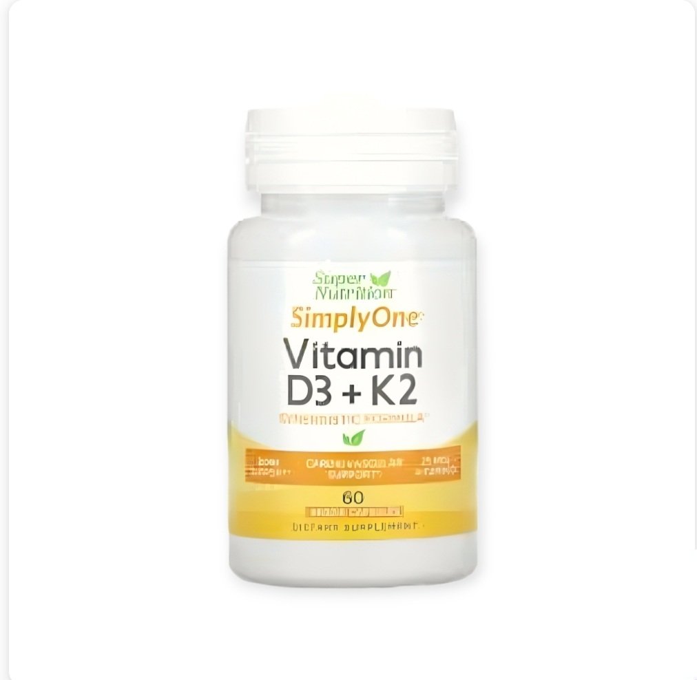 Super Nutrition Vitamin D3-K2-60 caps Super Nutrition Vitamin D3-K2-60 caps