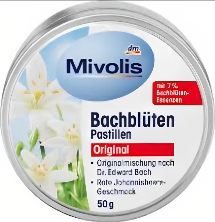 Mivolis Bachblüten Pastillen 50GM باتشبلوتن باستيلن لتخفيف التوتر وتحسين المزاج