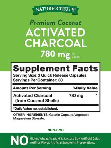 NATURE'S TRUTH ACTIVATED CHARCOAL