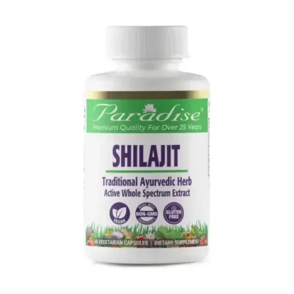 Paradise SHILAJIT Traditional Ayurvedic 60 Capsules شيلاجيت لصحة الجسم