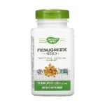 NATURE'S WAY Fenugreek Seed, 610 mg, 320 Vegan Capsules للمرضعات