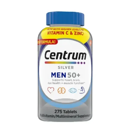 Centrum Silver MEN 50+ 275 Tablets مكمل غذائي للرجال فوق الخمسين
