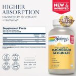 Solaray, High Absorption Magnesium Glycinate, 350mg, 275 Veg Capsules جلايسينات المغنيسيوم عالي الامتصاص