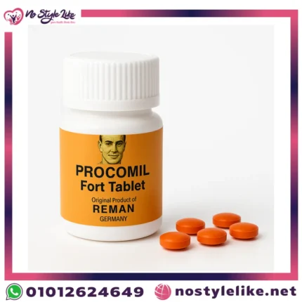 صورة أقراص Procomil Fort Tablet البرتقالية.