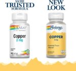 ⁦Solaray Copper 2 MG 100 Capsules سولاري كوبر النحاس⁩ - الصورة ⁦4⁩