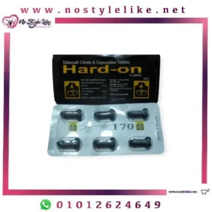 Hard-on Sildenafil Citrate & Dapoxetine 6 Tablets هارد اون هندي 170 دواء فياجرا لعلاج ضعف الإنتصاب للرجال وللصحة الجنسية