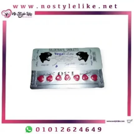JAGUAR RED VIGA EXTRA 130 MG 6 TABLETS شريط جاجوار احمر للرجال