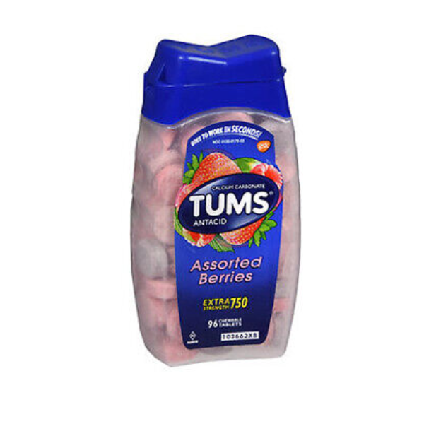 TUMS 750 EXTRA STRENGTH 96 TAB لعلاج حموضة وحرقة المعدة TUMS 750 EXTRA STRENGTH 96 TAB لعلاج حموضة وحرقة المعدة