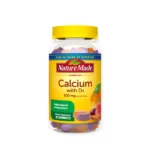 Nature Made Calcium with D3 500 mg per serving 80 Gummies كالسيوم مضغ مع فيتامين د