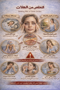 التخلص من الهالات