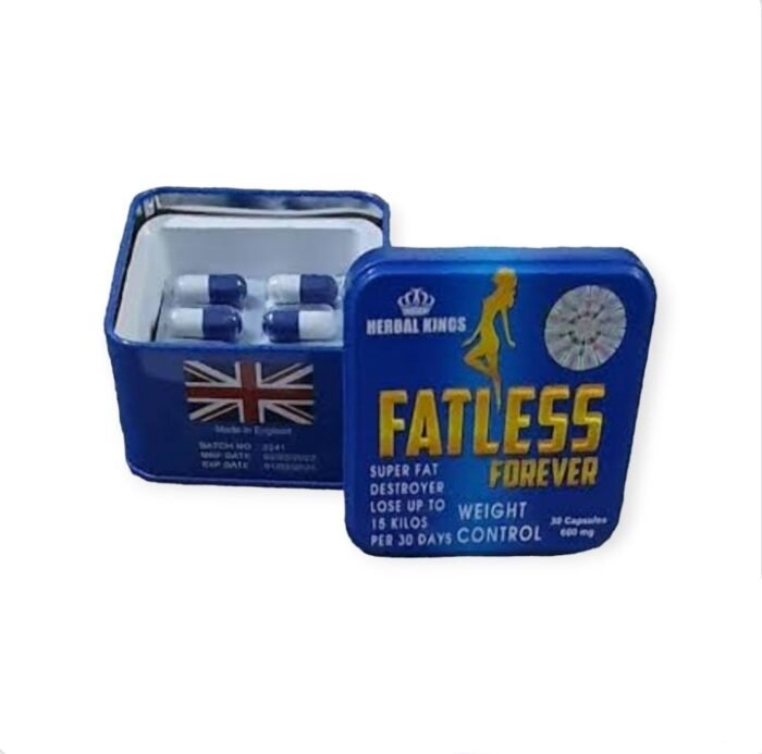 HERBAL KINGS FATLESS FOREVER 30 DAYS CONTROL 30 Capsules 600mg