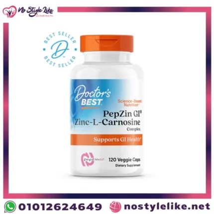 Doctor's Best PepZin GI, Zinc-L-Carnosine Complex, 120 Veggie Caps دعم صحة الجهاز الهضمي
