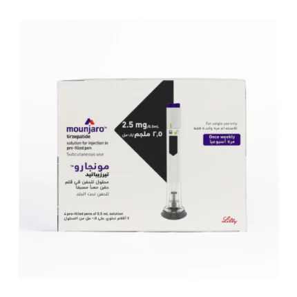 Mounjaro Tirzepatide 4 Pens Of 5 ml قلم مونجارو لعلاج مرض السكري