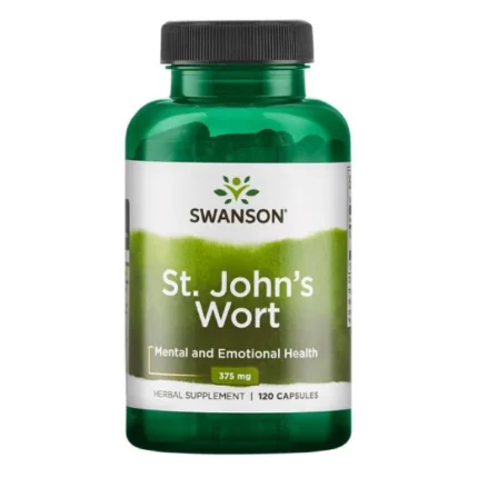SWANSON St. John's Wort 375 mg 120 CAPSULES مستخلص نبتة سانت جون لتعديل المزاج
