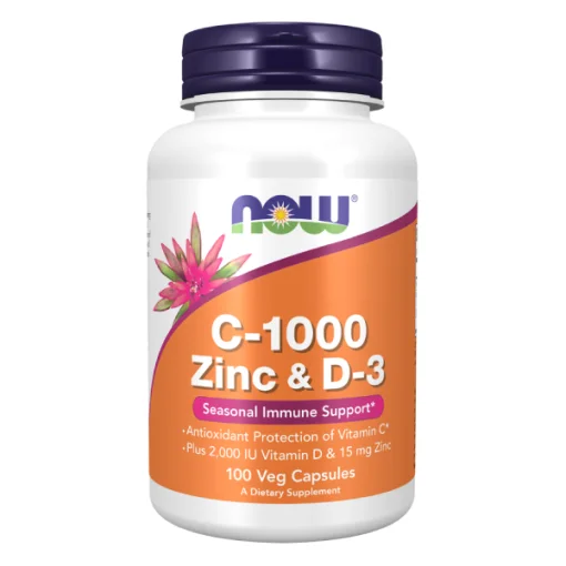 C 1000Zinc D3 Veg 100 Capsules فيتامين سي- 1000 زنك ,100 كبسولة