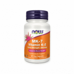 NOW Foods MK-7 Vitamin K-2, Extra Strength 300 mcg 60 Veg Capsules أم كي سفن