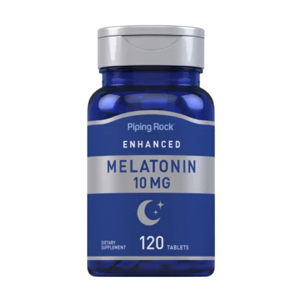 ميلاتونين 10مل بيبنج روك Melatonin nighttime sleep 120 capsules لعلاج حالات الارق
