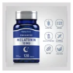 ميلاتونين 10مل بيبنج روك Melatonin nighttime sleep 120 capsules لعلاج حالات الارق