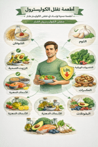 أطعمة تقلل الكوليسترول