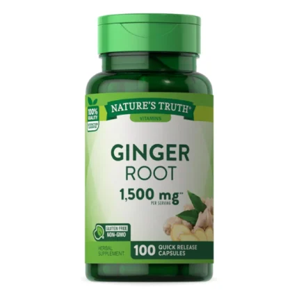 Nature's Truth Ginger Root 1,500mg 100 Capsules مكمل غذائي جذور الزنجبيل