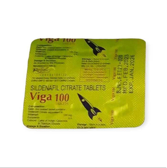 فيجا 100مجم صاروخ هندي شريط الاصلي viga silddenafil citrate tablets