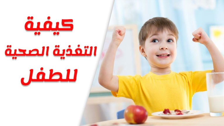 طبق متوازن يوضح عناصر التغذية الصحية للأطفال يوميًا.