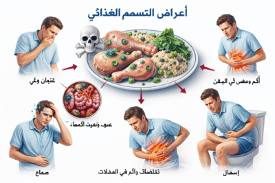 أعراض التسمم الغذائي