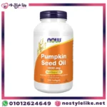 صورة عبوة NOW Pumpkin Seed Oil 1000 mg الأصلية