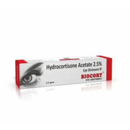 BIOCART 2.5% Hydrocortisone Acetate Eye Ointment
