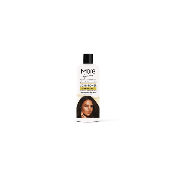 مور من ايفا بلسم بالكيراتين لشعر قوى و صحى 500 مل More Eva Keratin Conditioner 500 ml