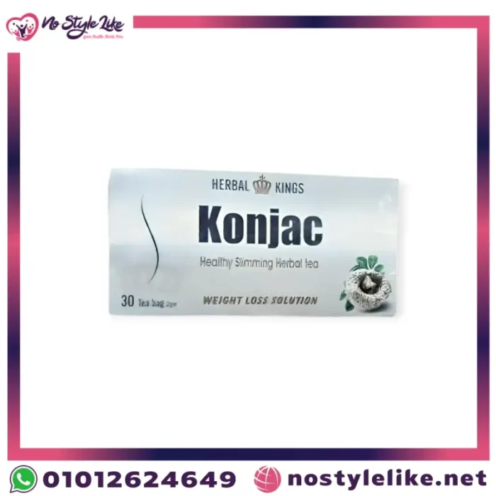 طريقة استخدام konjac 30 packets herbals king green coffee