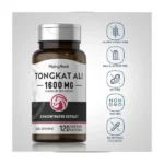Piping Rock Tongkat Ali for Men 1600 mg 120 Capsules عكازة علي مكمل عشبي للرجال
