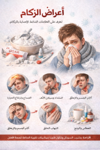 أعراض الزكام