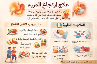 علاج ارتجاع المريء: اكتشف الحلول الطبيعية والطبية للتخلص من الحموضة نهائيًا