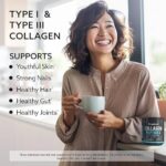 Amplicell COLLAGEN PEPTIDES HYDROLYZED TYPE I & III COLLAGEN دعم متكامل للبشرة، الشعر، المفاصل والعظام