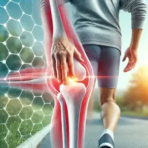 DALL·E 2025 03 01 14.41.16 An image of an active elderly person jogging or stretching symbolizing joint health and mobility. The focus should be on flexible pain free movement