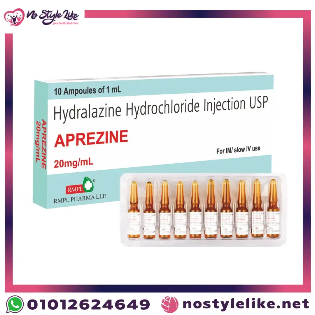 Hydralazine Hydrochloride Injection USP APREZINE™ | علاج ارتفاع ضغط الدم