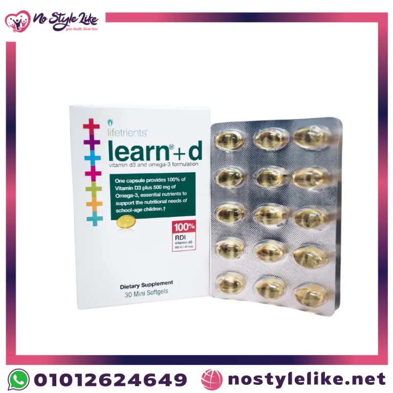 كبسولات Learn+D لدعم التركيز والذاكرة عند الأطفال