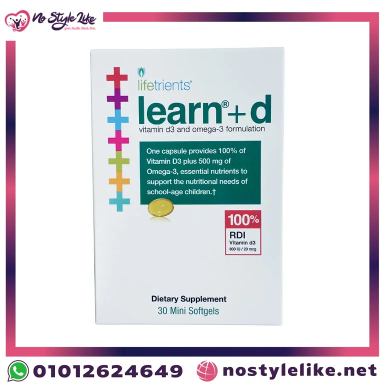 Learn+D مكمل غذائي للأطفال يحتوي على فيتامين د3 وأوميغا 3