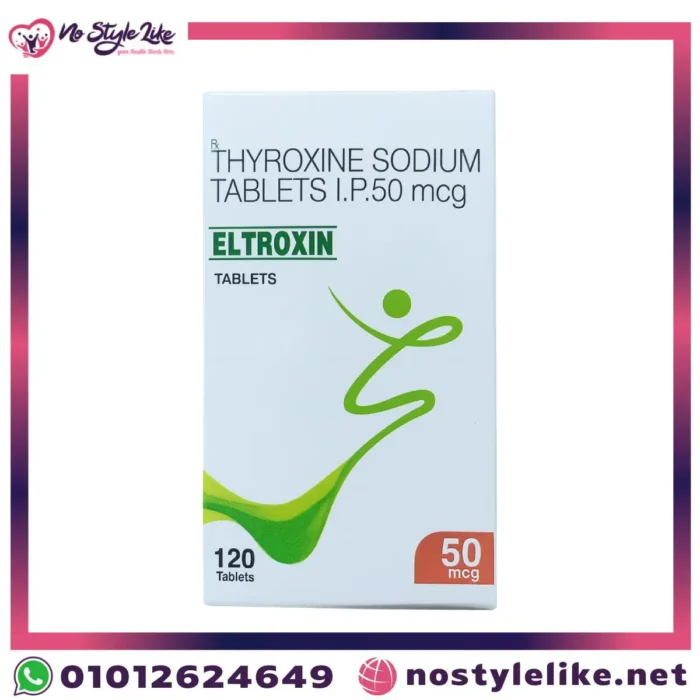 Eltroxin 50 mcg Tablet 120 | أقراص التروكسين 50 ميكروجرام لعلاج قصور الغدة الدرقية