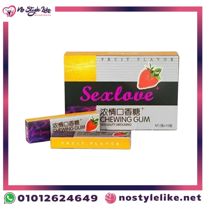 alt="علكة Sexlove Chewing Gum من الأمام"