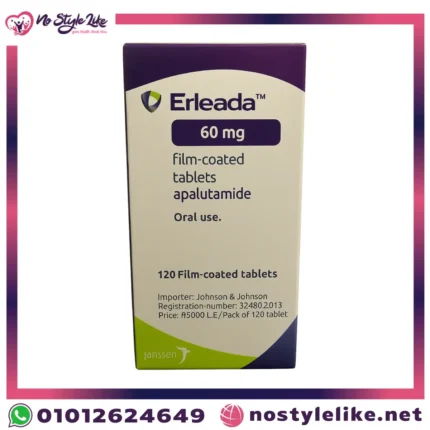 علبةدواء ارليدا اقراص Erleada 60 mg أقراص مغلفة – Janssen.