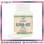 دبل وود الفا جي بي سي 300 مجم - 60 كبسولة مكمل الكولين لدعم الذاكرة والتركيز | Double Wood Supplements Alpha GPC 300 mg